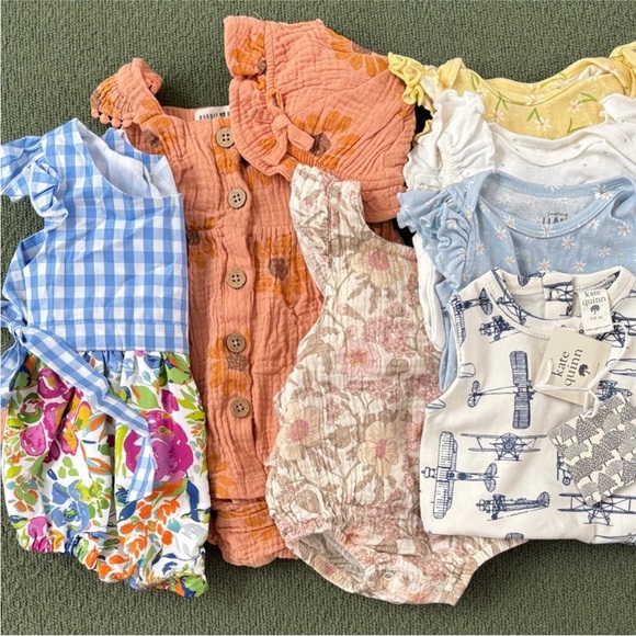 Rabbit + Bear Other - :Price Firm: Bundle of 7 0-6 Months Summer Clothing Item/Sets